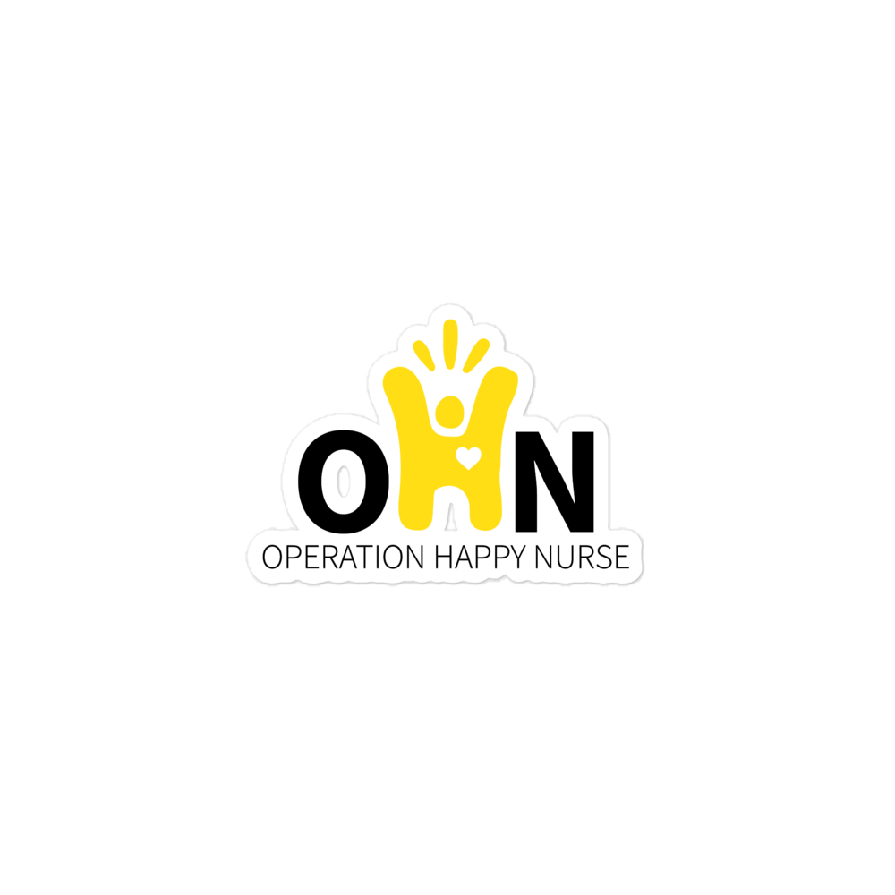 Operation Happy Nurse Bubble-Free Stickers