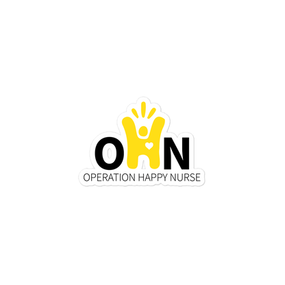 Operation Happy Nurse Bubble-Free Stickers